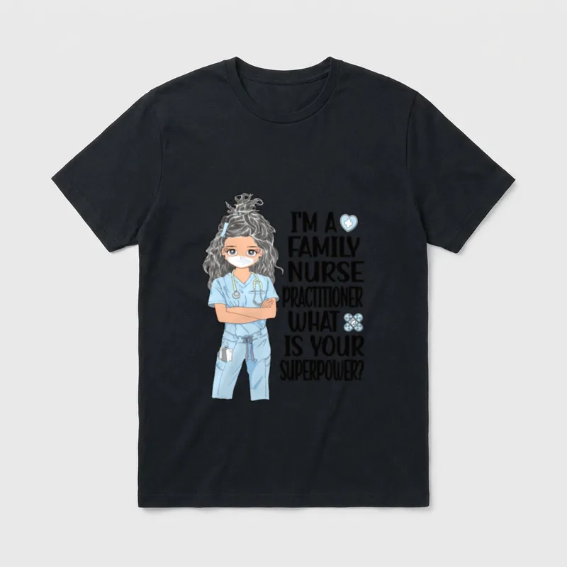FNP Family Nurse Practitioner Appreciation T-Shirt – Classic T-Shirt in Black