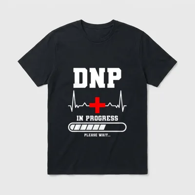 Progress Please Wait Doctor of Nursing T-Shirt – Classic T-Shirt in Black