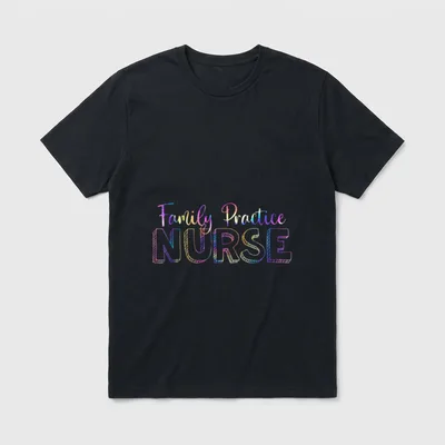 Tie Dye Family Practice Nurse Practitioner T-Shirt – Classic T-Shirt in Black