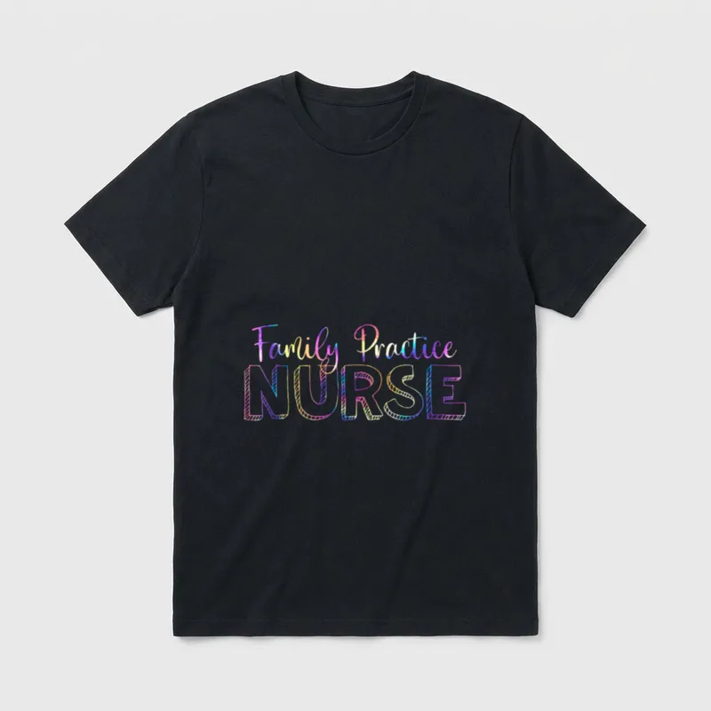Tie Dye Family Practice Nurse Practitioner T-Shirt – Classic T-Shirt in Black