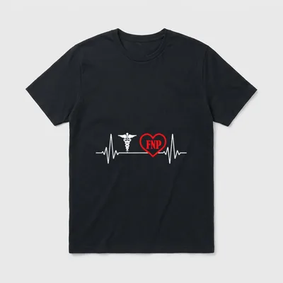 FNP Family Nurse Practitioner Specializing T-Shirt – Classic T-Shirt in Black