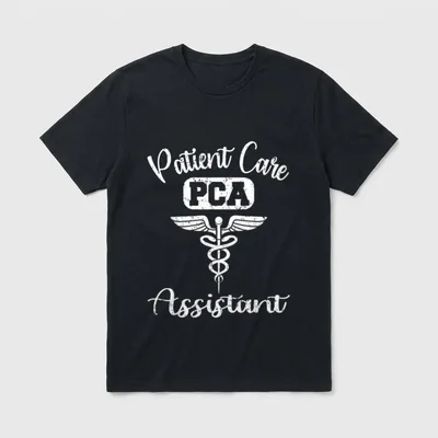 PCA Patient Care Assistant Nurse Week T-Shirt – Classic T-Shirt in Black
