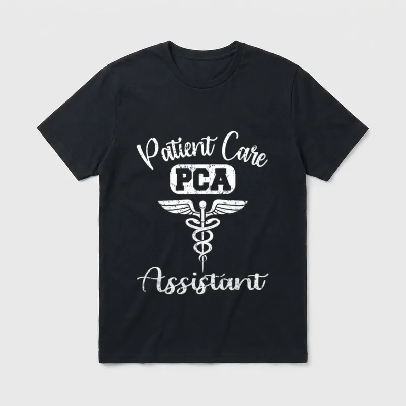PCA Patient Care Assistant Nurse Week T-Shirt – Classic T-Shirt in Black