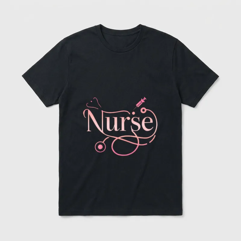 Nurse's Day Nurse Life Happy National T-Shirt – Classic T-Shirt in Black