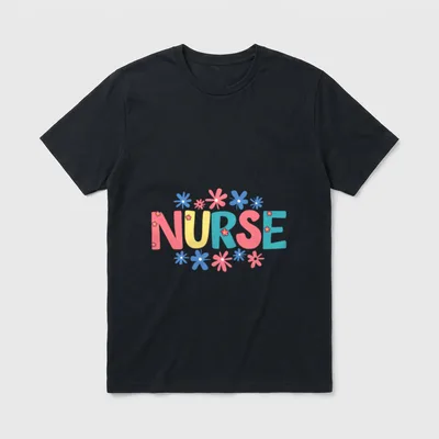 Nurse Life Nurse's Day Happy Week T-Shirt – Classic T-Shirt in Black