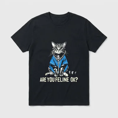 Retro Cat Nurse Nurse Week Feline T-Shirt – Classic T-Shirt in Black