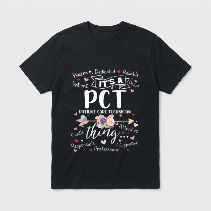 Technician PCT Squad Team Crew Nurse T-Shirt – Classic T-Shirt in Black