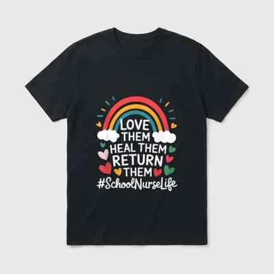 School Nurse Week Appreciation for Nursing T-Shirt – Classic T-Shirt in Black