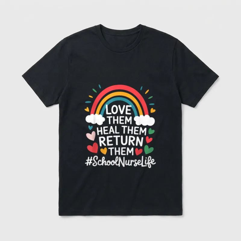 School Nurse Week Appreciation for Nursing T-Shirt – Classic T-Shirt in Black