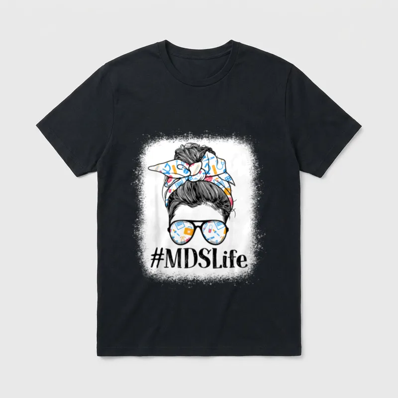 MDS Mds Nurse Life Appreciation Messy T-Shirt – Classic T-Shirt in Black