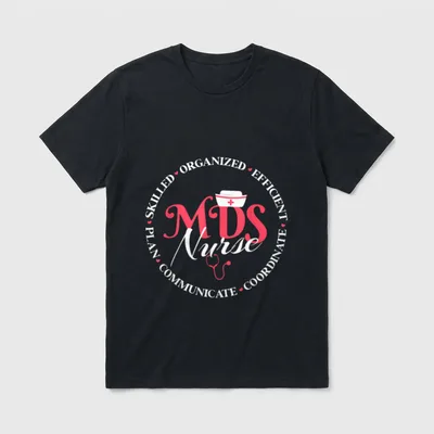 MDS Nurse Appreciation Black T-Shirt – Classic T-Shirt in Black