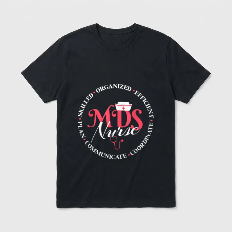 MDS Nurse Appreciation Black T-Shirt – Classic T-Shirt in Black