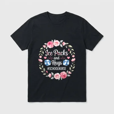 School Nurse Nurse Week Appreciation Medical T-Shirt – Classic T-Shirt in Black