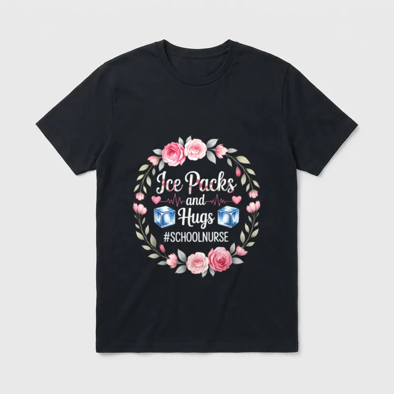School Nurse Nurse Week Appreciation Medical T-Shirt – Classic T-Shirt in Black
