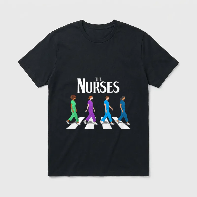 Retro Nurse Nurse Week Appreciation T-Shirt – Classic T-Shirt in Black