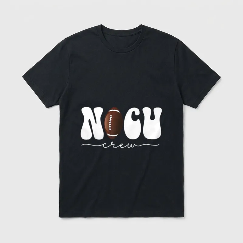 Football NICU Nurse Sports Appreciation Nurses T-Shirt – Classic T-Shirt in Black