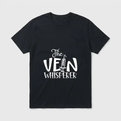 The Vein Whisperer Injection International Nurse T-Shirt – Classic T-Shirt in Black