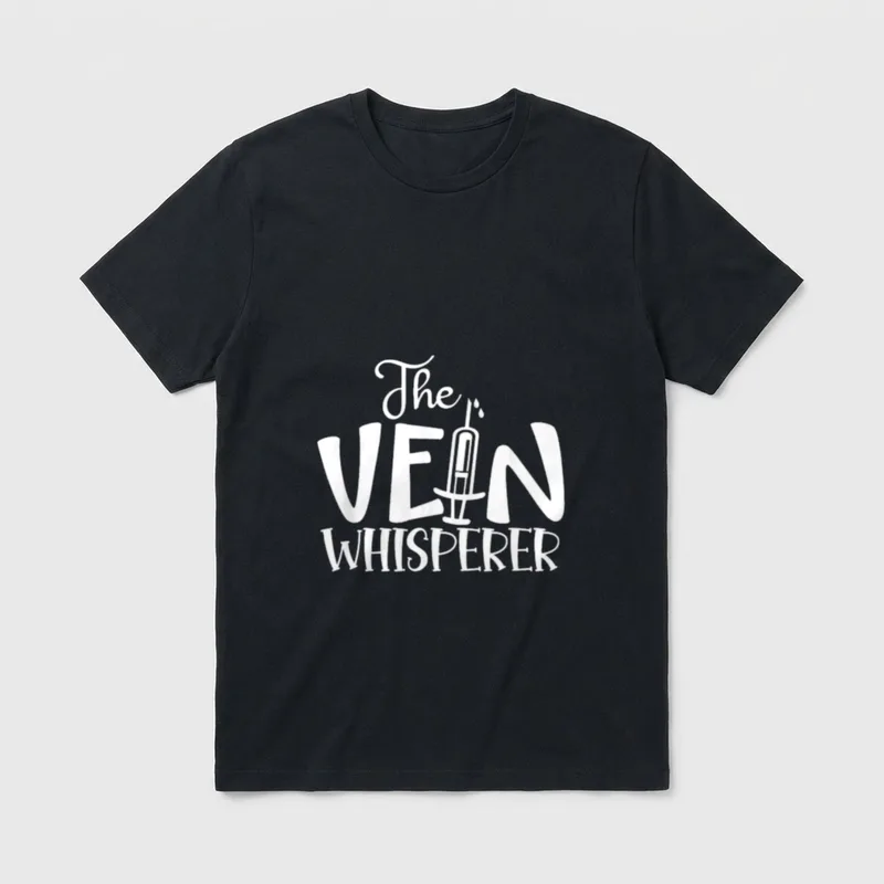 The Vein Whisperer Injection International Nurse T-Shirt – Classic T-Shirt in Black