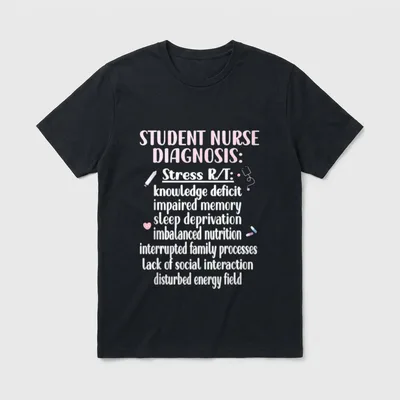 Nurse for School Student T-Shirt – Classic T-Shirt in Black
