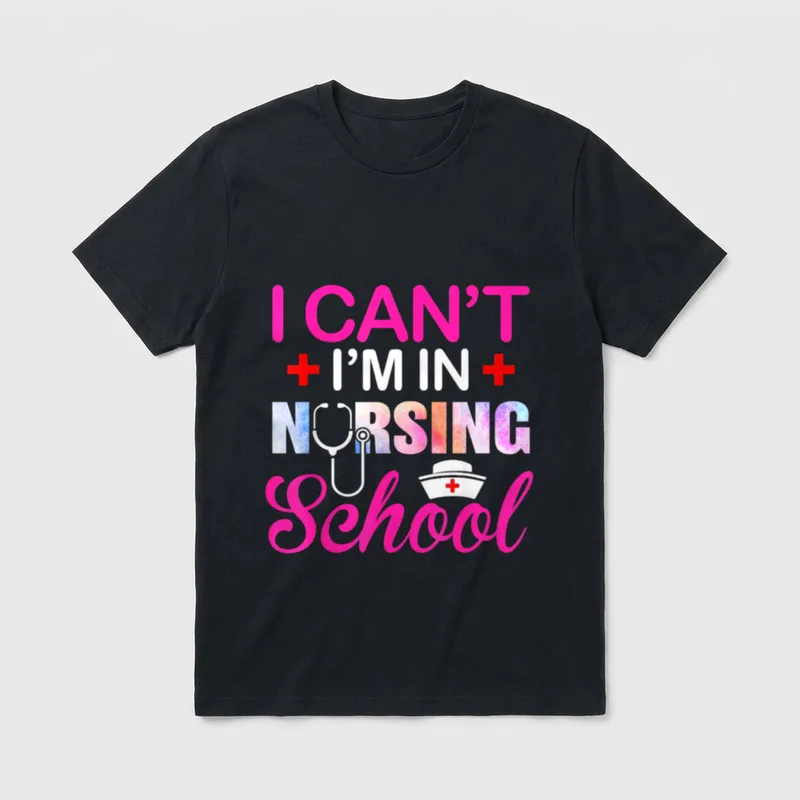 I'm in Nursing School Nurse Student T-Shirt – Classic T-Shirt in Black