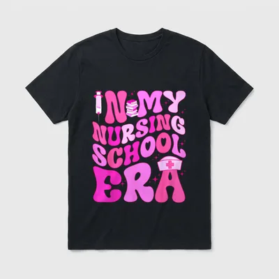 Nursing Student Era for Future Nurse T-Shirt – Classic T-Shirt in Black