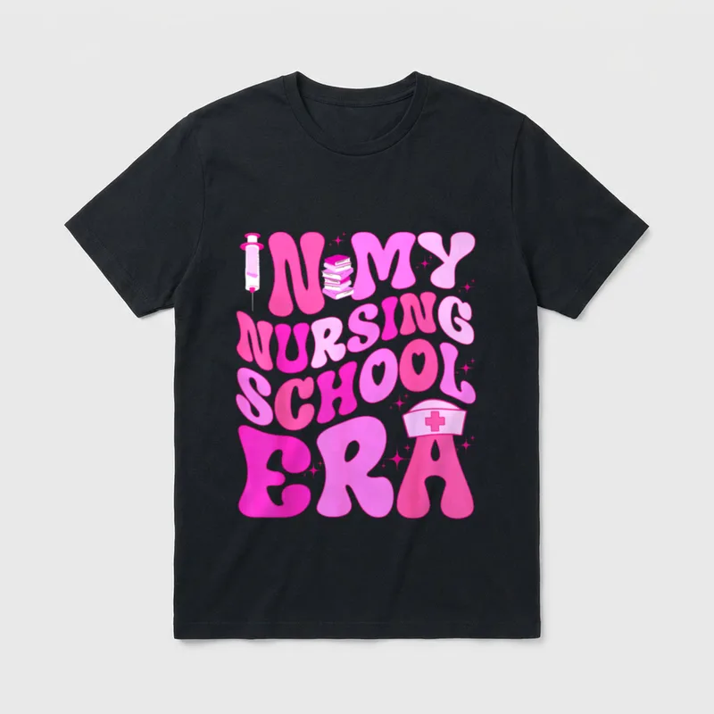 Nursing Student Era for Future Nurse T-Shirt – Classic T-Shirt in Black