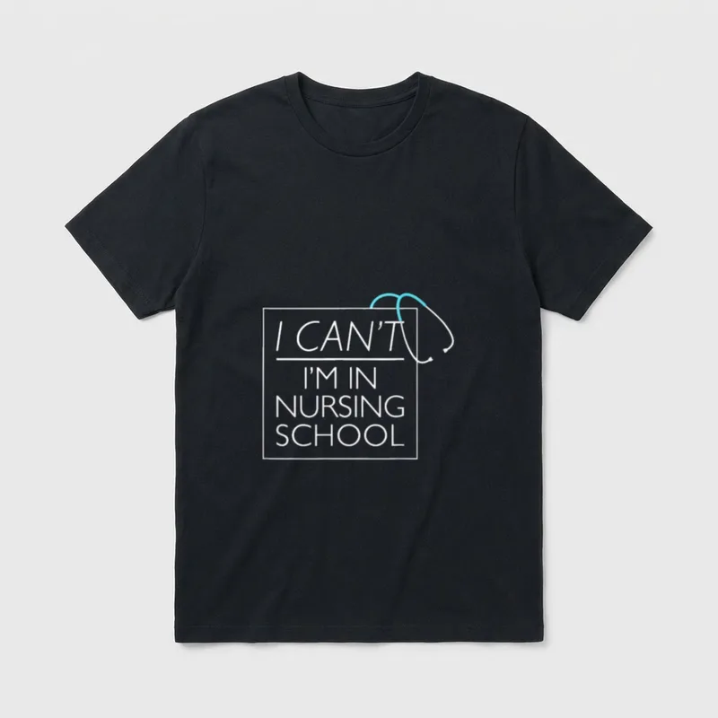 I'm in Nursing School Nurse Medical T-Shirt – Classic T-Shirt in Black