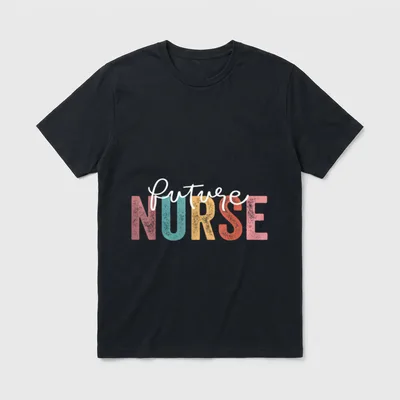 Future Nurse Graduation Nursing Student T-Shirt – Classic T-Shirt in Black