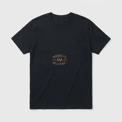 Medical Assistant MA CMA Nursing Doctor T-Shirt – Classic T-Shirt in Black
