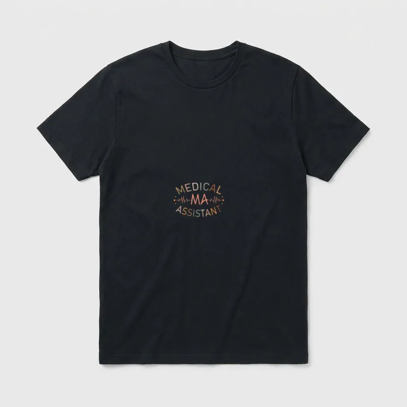 Medical Assistant MA CMA Nursing Doctor T-Shirt – Classic T-Shirt in Black
