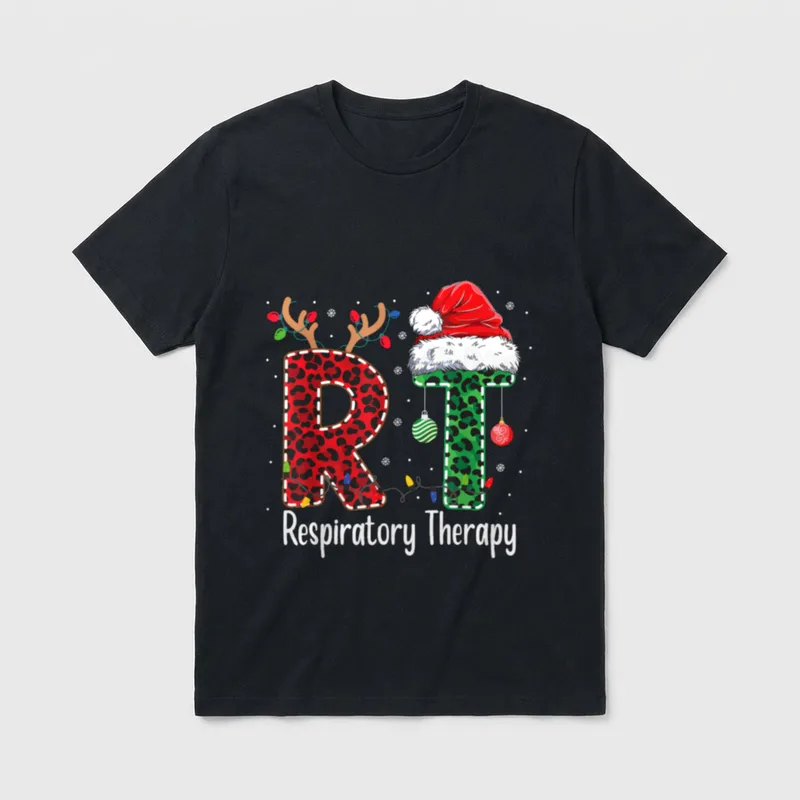 Respiratory Therapist Funny Christmas Future Nurse T-Shirt – Classic T-Shirt in Black