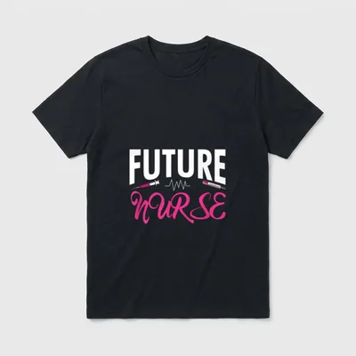Future Nurse Nurses for Nursing Students T-Shirt – Classic T-Shirt in Black