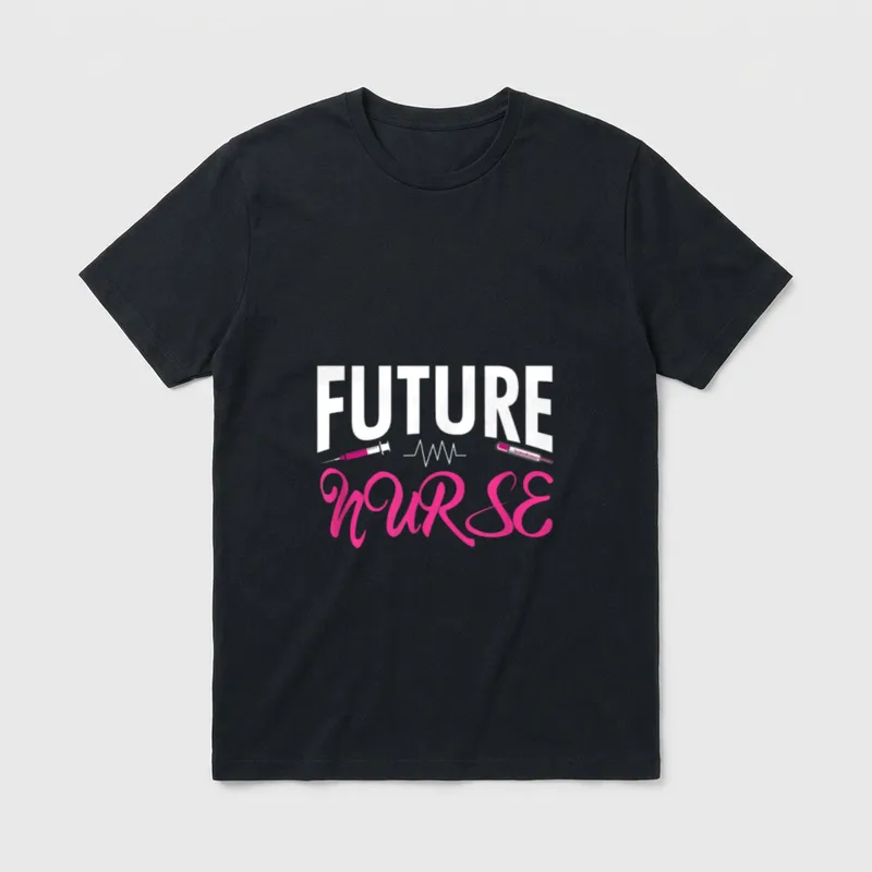 Future Nurse Nurses for Nursing Students T-Shirt – Classic T-Shirt in Black