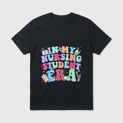 In My Nursing Student Era School T-Shirt – Classic T-Shirt in Black