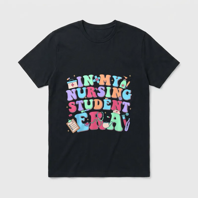 In My Nursing Student Era School T-Shirt – Classic T-Shirt in Black