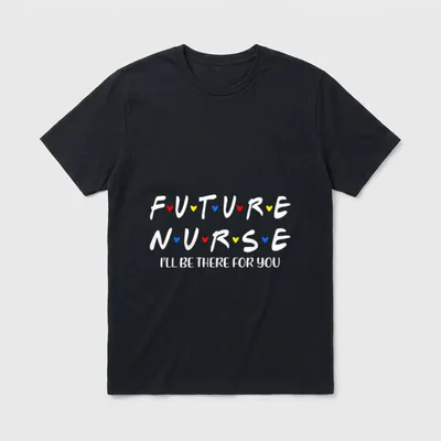 Future Nurse Funny Nursing Student School T-Shirt – Classic T-Shirt in Black
