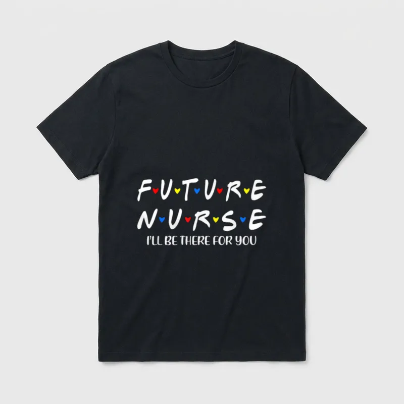 Future Nurse Funny Nursing Student School T-Shirt – Classic T-Shirt in Black