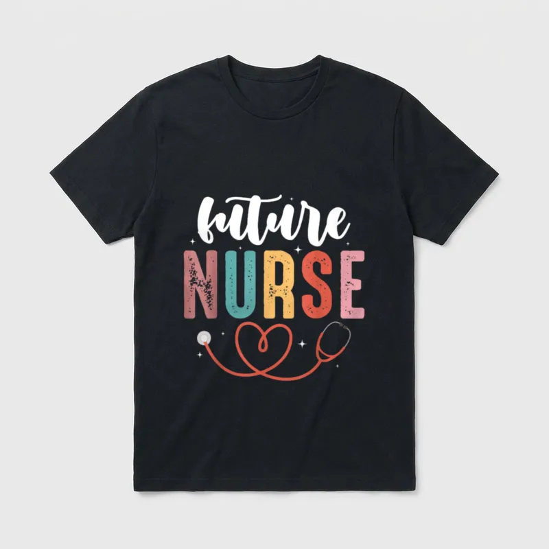 Future Nurse Nursing School Student Classic T-Shirt – Classic T-Shirt in Black