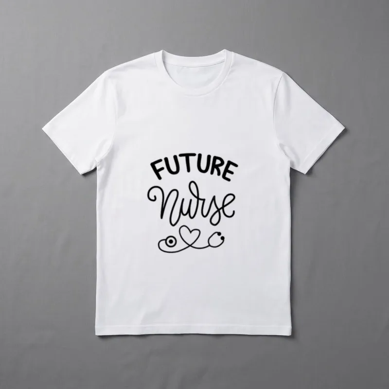 Nurse in Progress Nursing School Future T-Shirt – Classic T-Shirt in Black