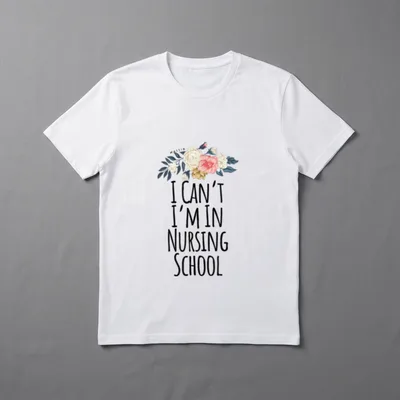 I'm in Nursing School Future Nurse T-Shirt – Classic T-Shirt in Black