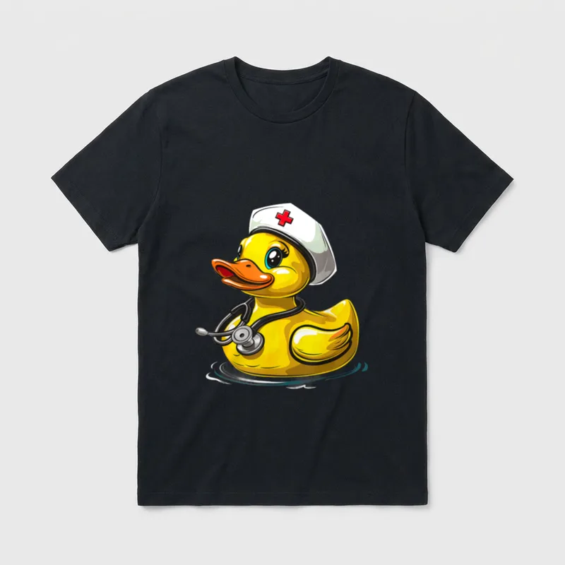 Doctor Rubber Duck Nursing School Medical T-Shirt – Classic T-Shirt in Black