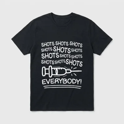 Shots Everybody Future Nurse Squad 2026 T-Shirt – Classic T-Shirt in Black