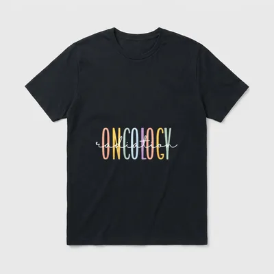 Rainbow Radiation Oncology Nurse Radiologic T-Shirt – Classic T-Shirt in Black
