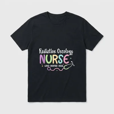 Radiation Oncology Nurse Matching Treatment Week T-Shirt – Classic T-Shirt in Black