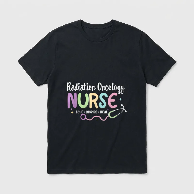 Radiation Oncology Nurse Matching Treatment Week T-Shirt – Classic T-Shirt in Black