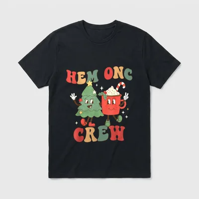 Hem Onc Crew Hematology Oncology Nurse T-Shirt – Classic T-Shirt in Black