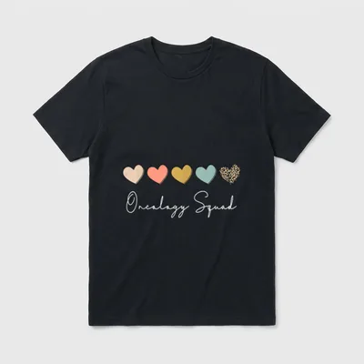 Oncology Squad Nurse Nurse Team T-Shirt – Classic T-Shirt in Black
