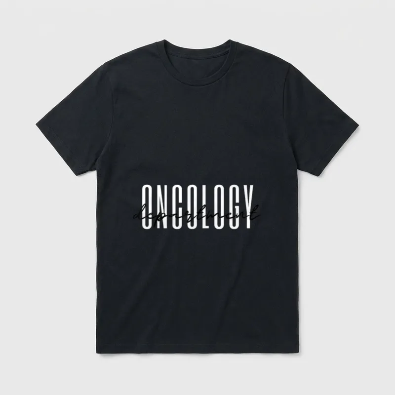 Oncology Department Squad Nurse Cancer Team T-Shirt – ONCOLOGY department print – Classic T-Shirt in Black