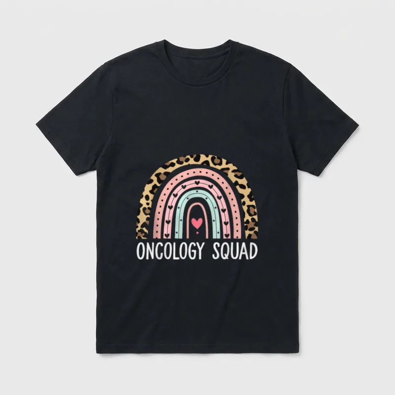 Oncology Squad Nurse Nurse Team Lightweight T-Shirt – Classic T-Shirt in Black