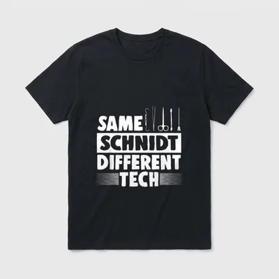 Same Schnidt Different Tech Surgical Scalpel T-Shirt – Classic T-Shirt in Black